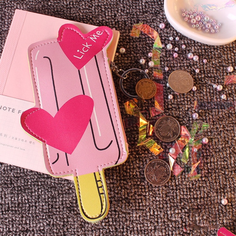Pop sickle coin purse